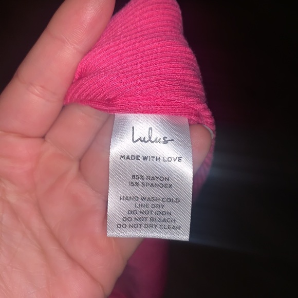 NWOT LULU’s Ribbed Knot Razorback Thigh Slit Tank Dress - Picture 12 of 12